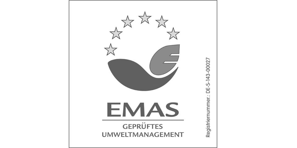 Unsere EMAS-Plakette