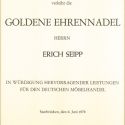 Goldene Ehrennadel 1978